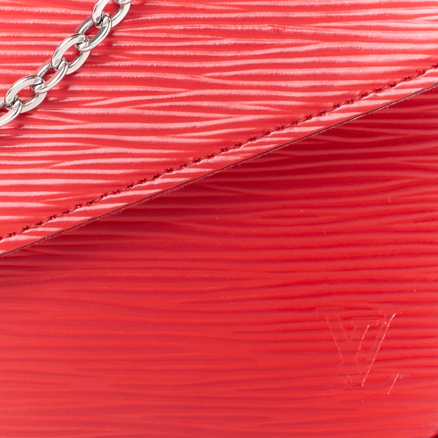 Louis Vuitton Epi Pochette Felicie Coquelicot 13 of 16