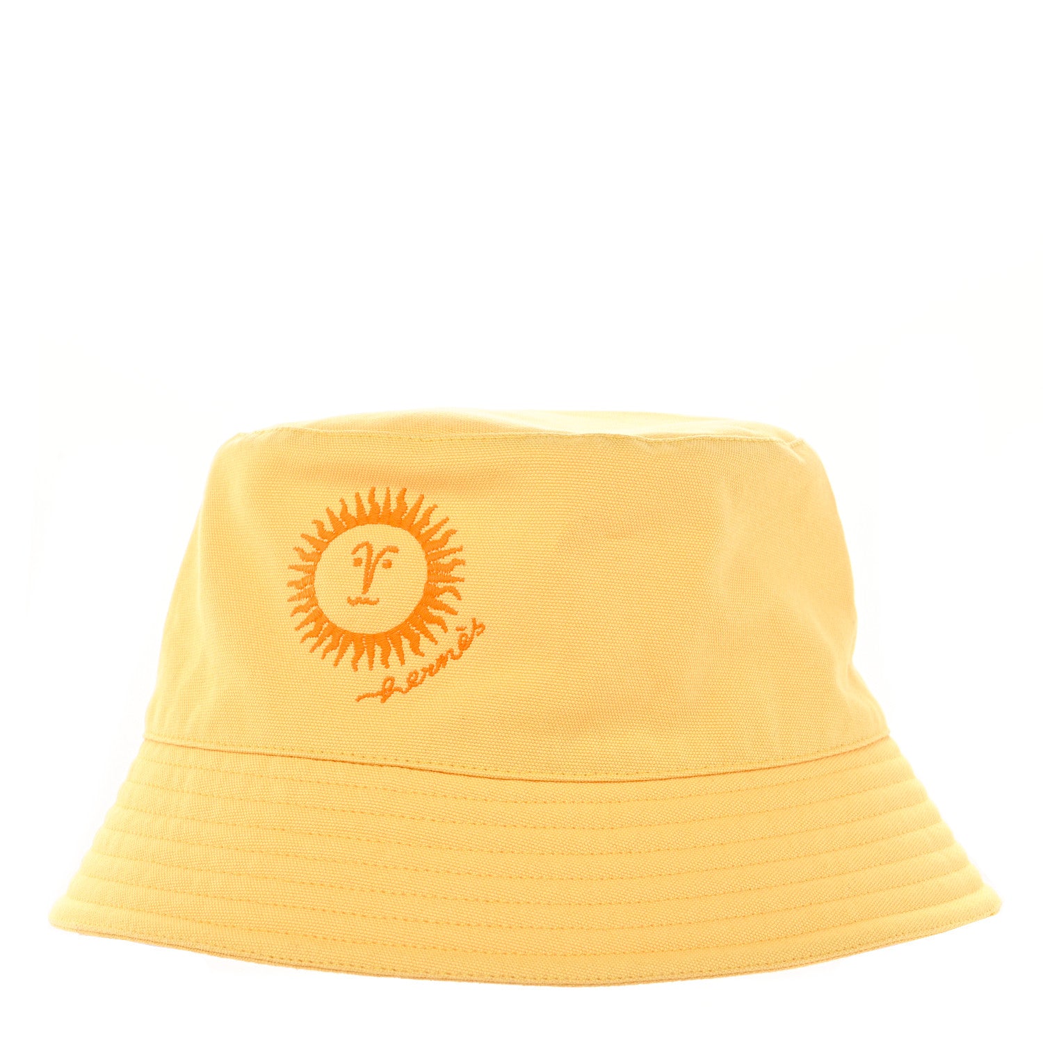 Hermes Cotton Gene Sunshine Bucket Hat 60 Melon 1 of 8