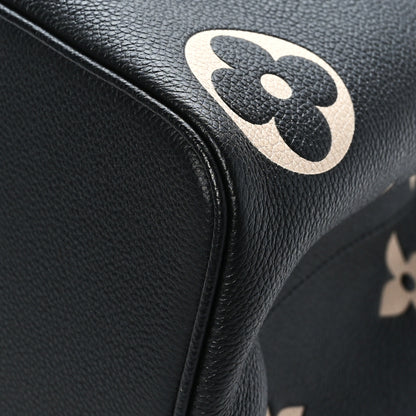 Louis Vuitton Empreinte Monogram Giant Neonoe MM Black Beige 10 of 12