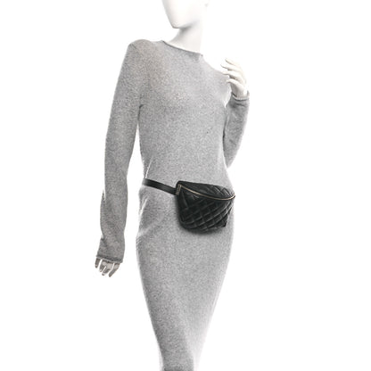 Chanel Calfskin Quilted Waist Belt Bag Black 2 of 11