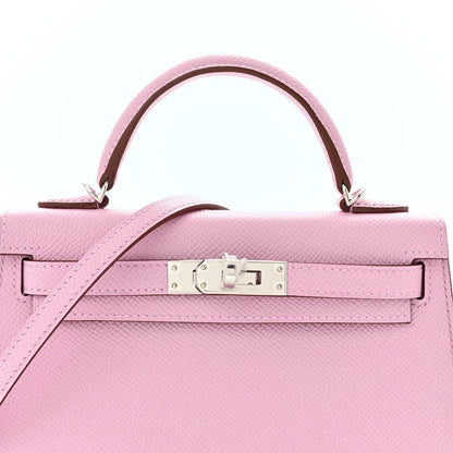 Hermes Epsom Mini Kelly Sellier 20 Mauve Sylvestre 7 of 10