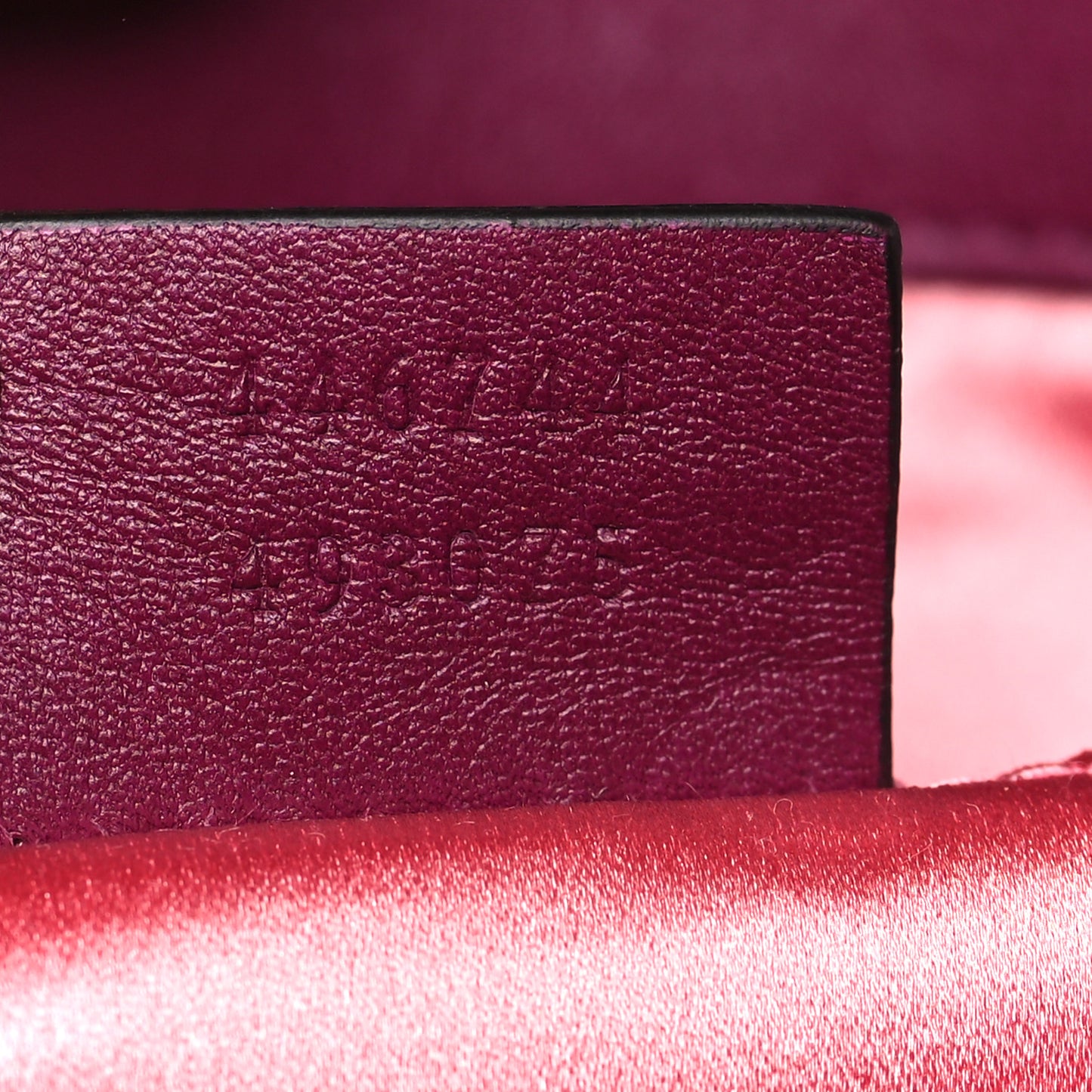 Velvet Matelasse Mini GG Marmont Shoulder Bag Fuchsia Violet Cyclamen