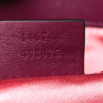Gucci Velvet Matelasse Mini GG Marmont Shoulder Bag Fuchsia Violet Cyclamen 7 of 10