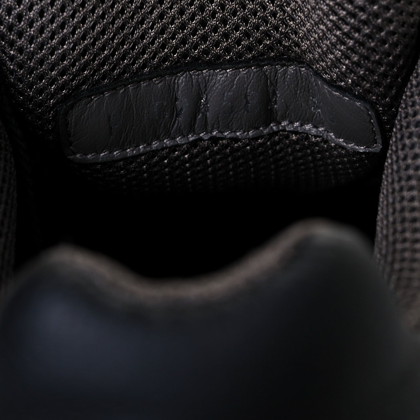 Calfskin Suede CC Sneakers 38 Black