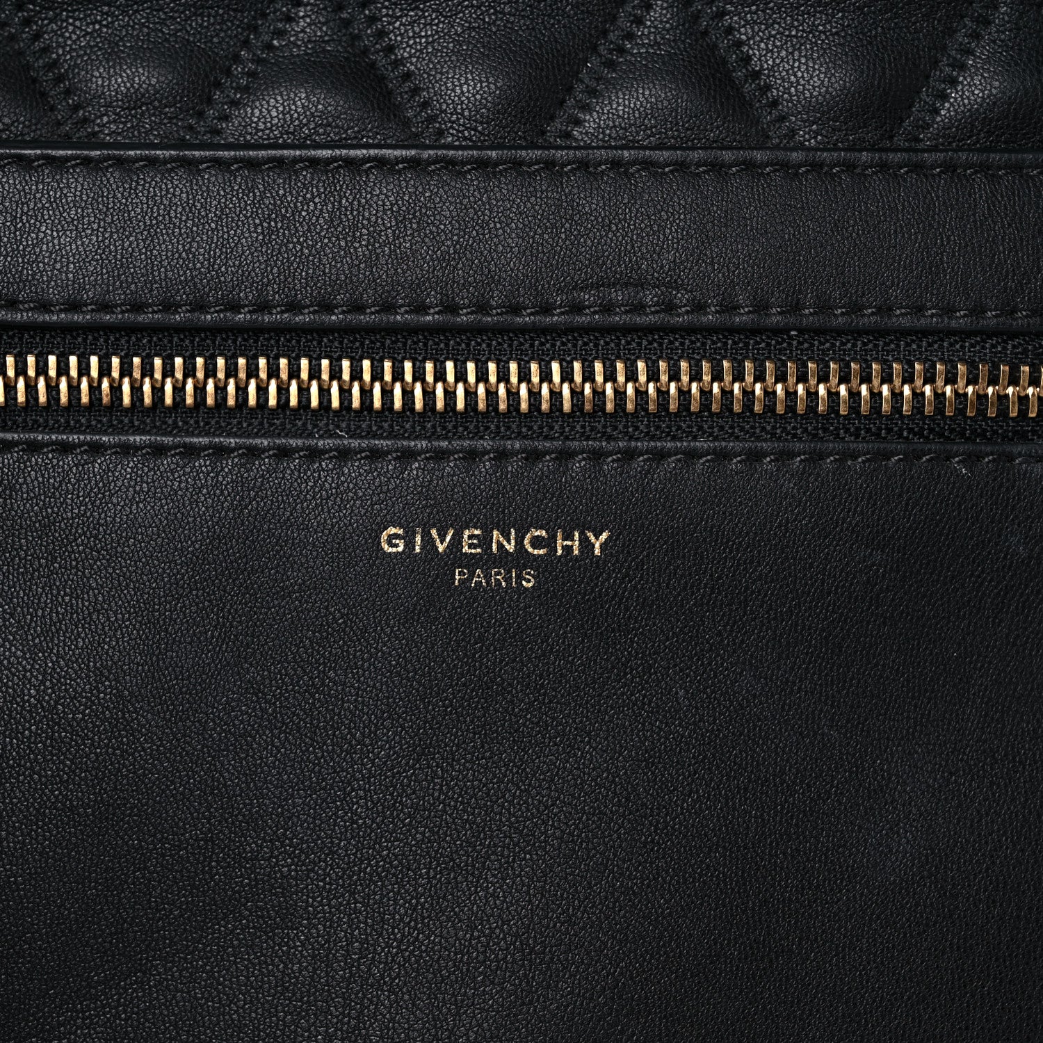 Givenchy Rubberized Canvas Quilted Duo Backpack Black 13 of 13