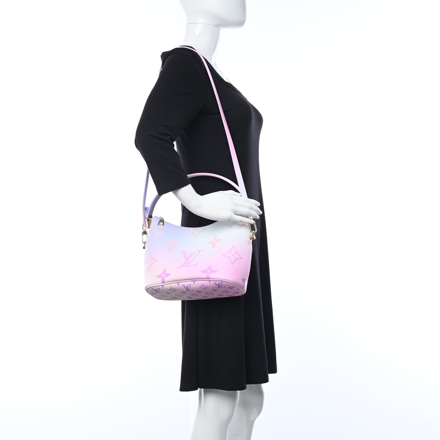 Monogram Giant Spring In The City Marshmallow Hobo PM Sunrise Pastel