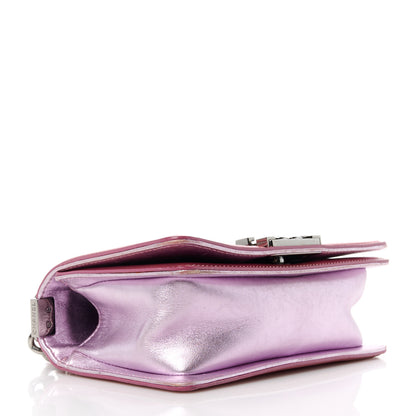 Chanel Metallic Patent Calfskin Quilted Small Boy Flap Pink 4 of 11