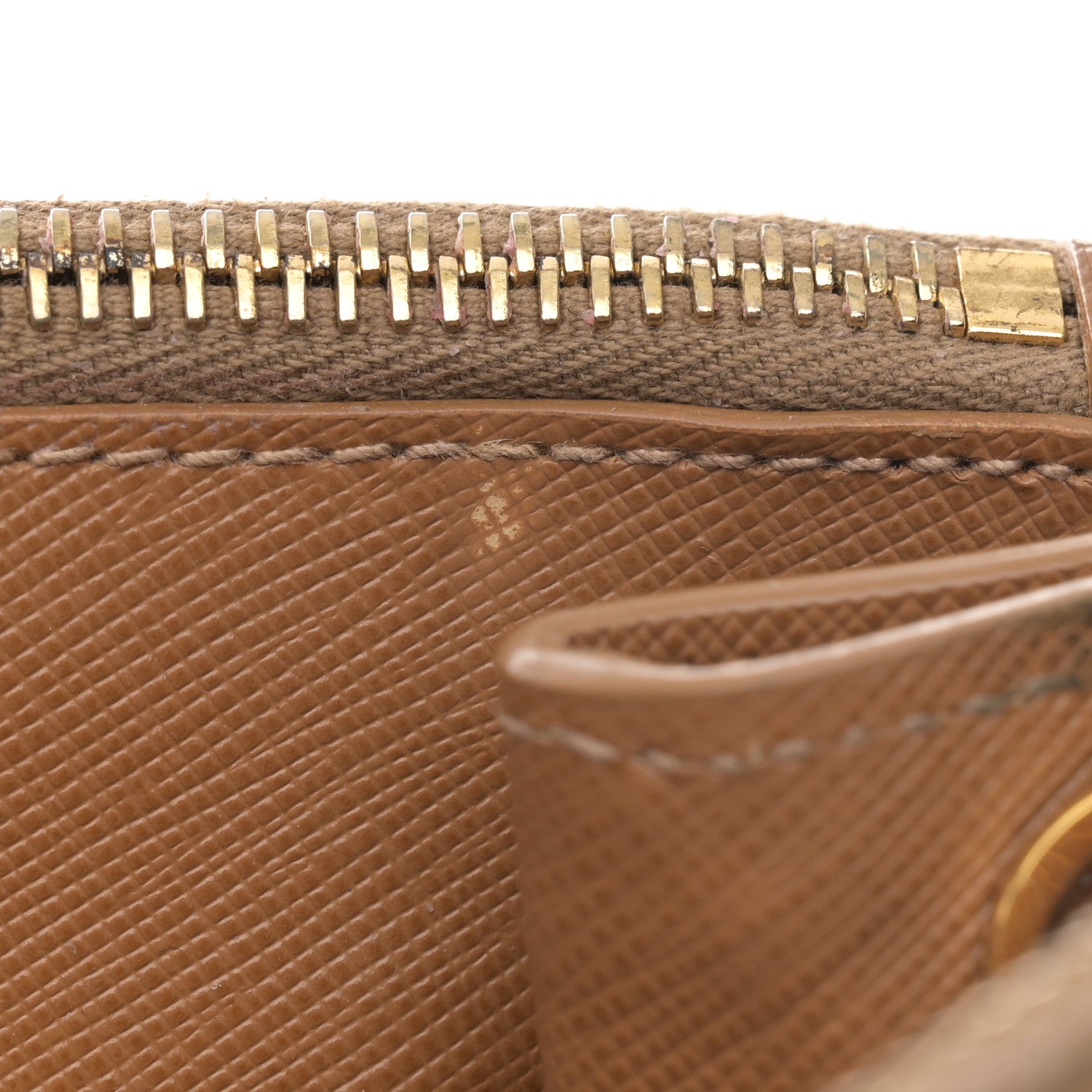 Prada Saffiano Medium Galleria Double Zip Tote Caramel 13 of 13