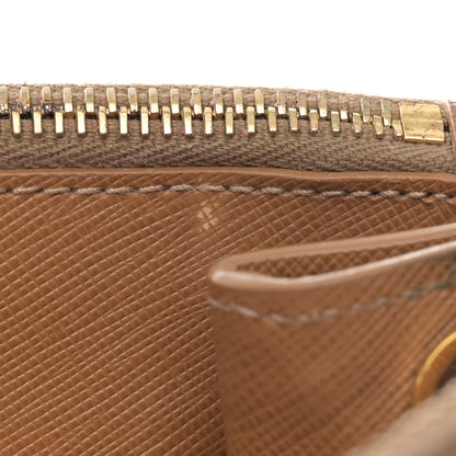 Prada Saffiano Medium Galleria Double Zip Tote Caramel 13 of 13