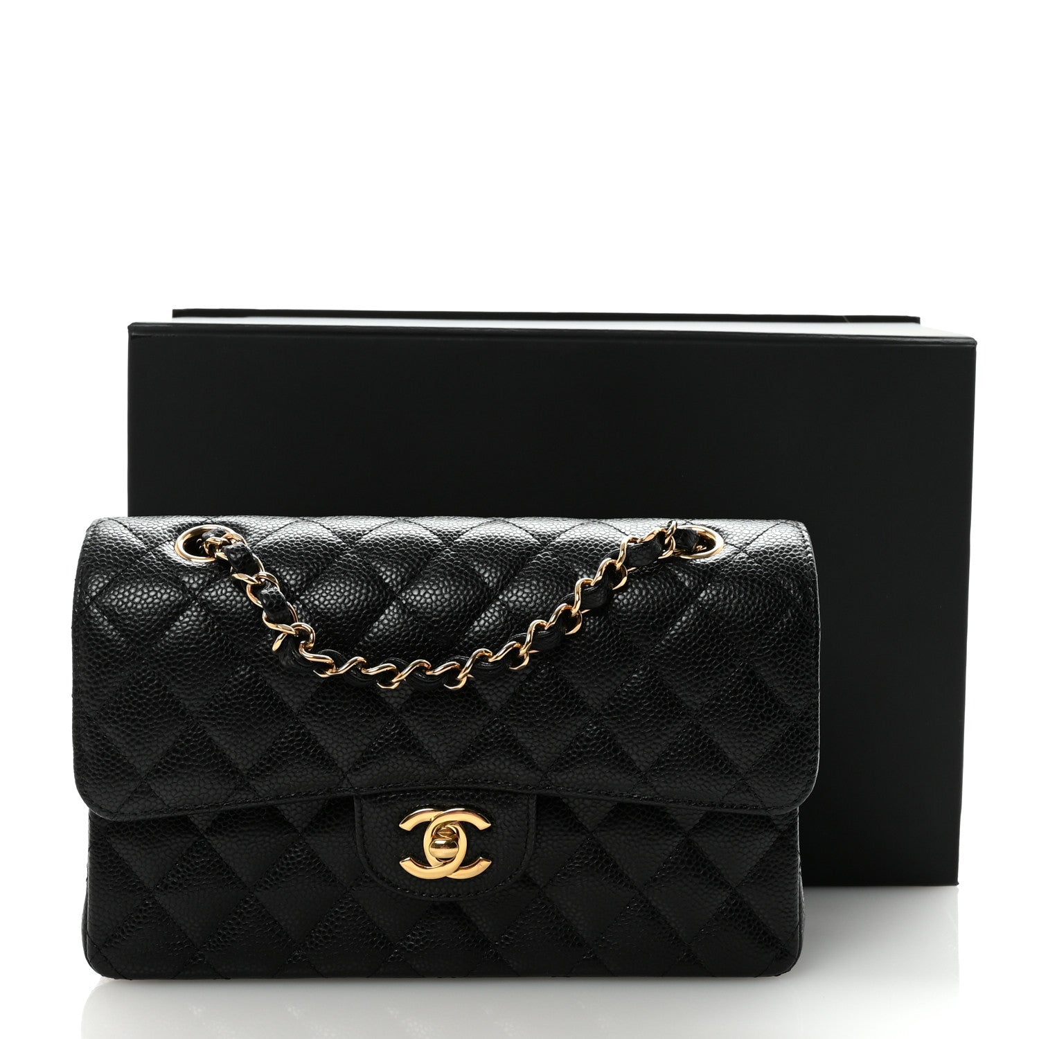 Chanel Caviar Quilted Small Double Flap Black 11 of 11