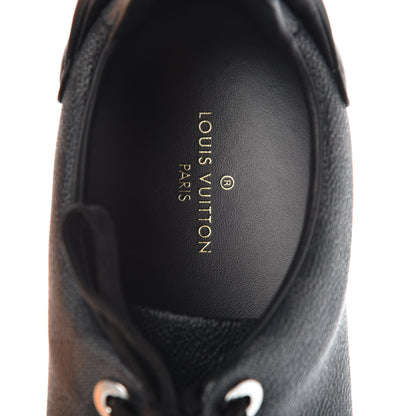 Louis Vuitton Calfskin Damier Graphite Frontrow Sneakers 8.5 10 of 14