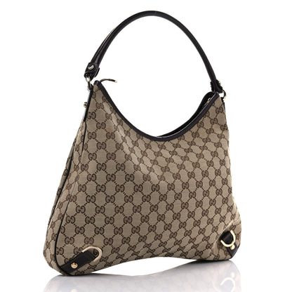 Gucci Monogram Large Abbey D Ring Hobo Dark Brown 3 of 15