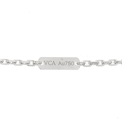 Van Cleef & Arpels 18K White Gold Black Onyx Magic Alhambra Pendant Necklace 6 of 6