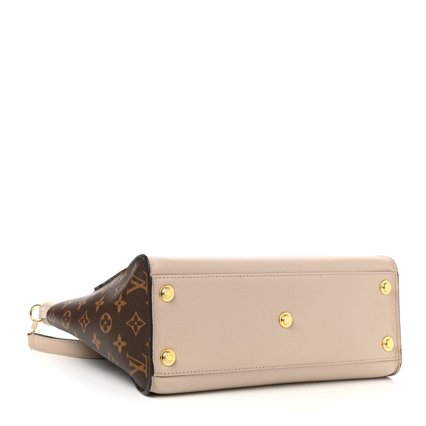 Calfskin Monogram On My Side Greige