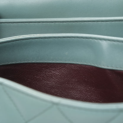 Chanel Lambskin Quilted Small Trendy CC Flap Dual Handle Bag Light Green 15 of 21