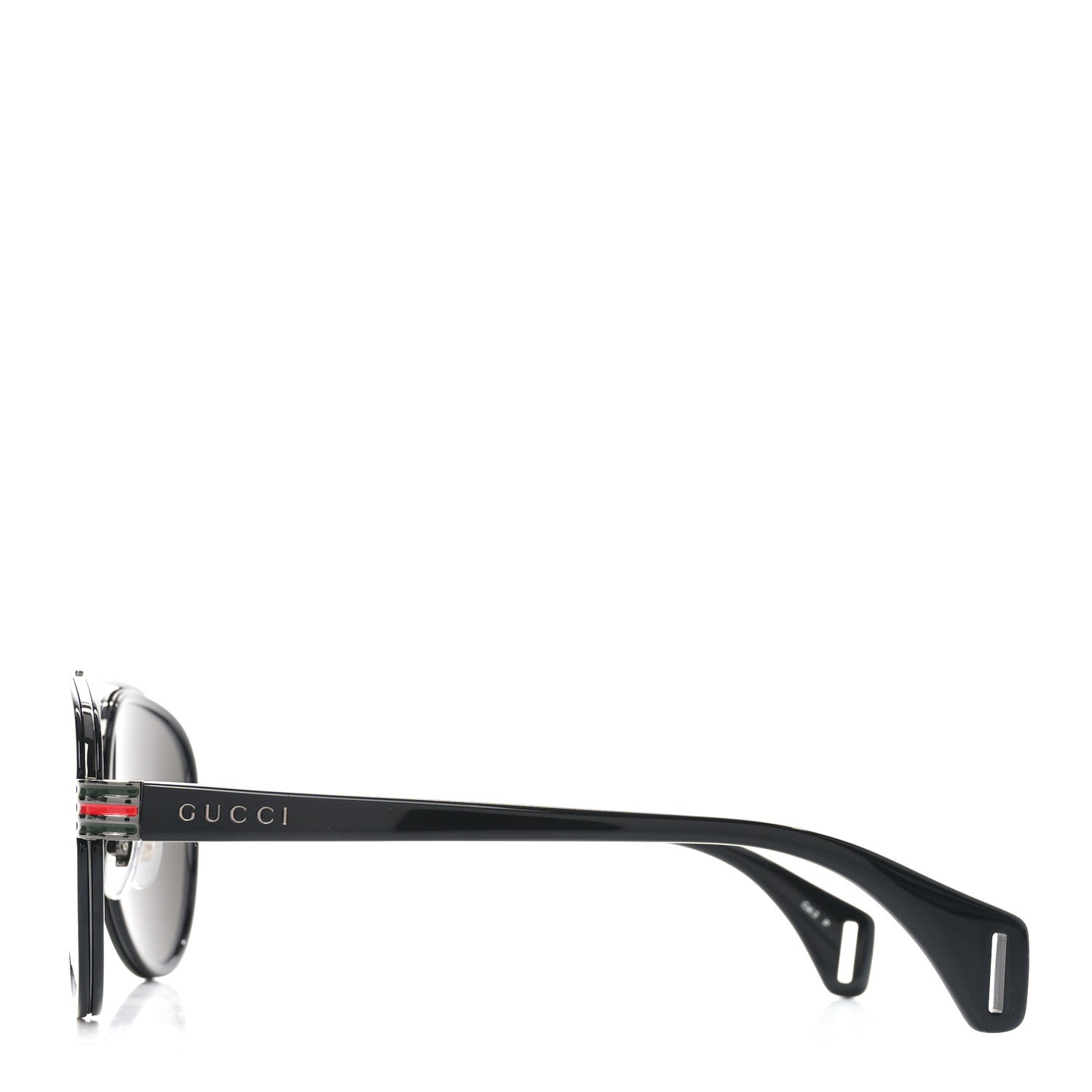 Gucci Acetate Aviator Sunglasses GG0447S Black 3 of 7