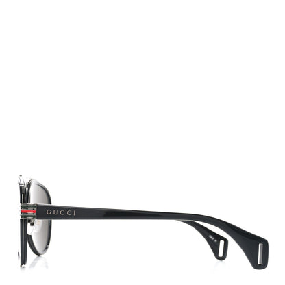 Gucci Acetate Aviator Sunglasses GG0447S Black 3 of 7