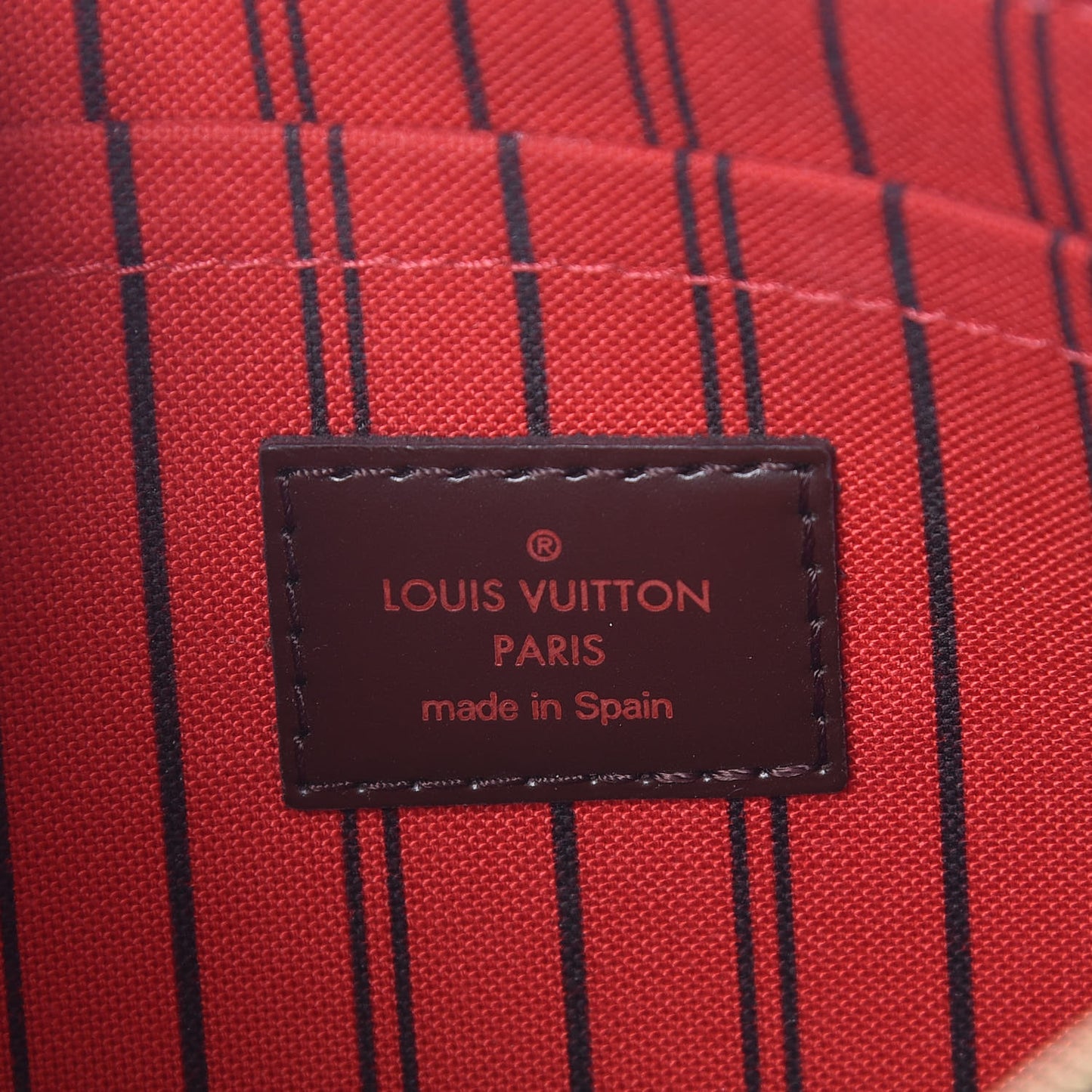 Damier Ebene Neverfull MM GM Pochette