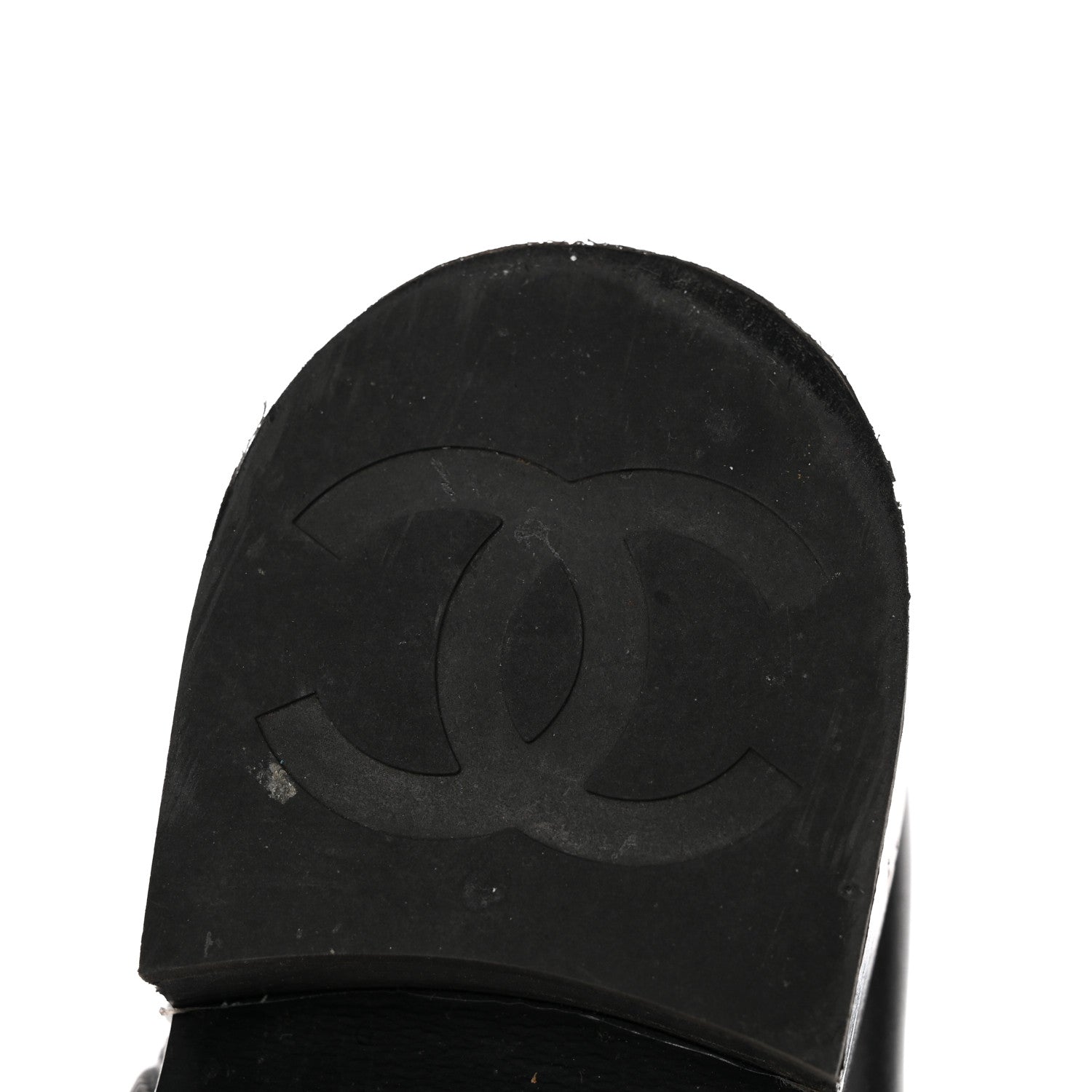 Chanel Calfskin Lace Up Combat Boots 36 Black 10 of 16