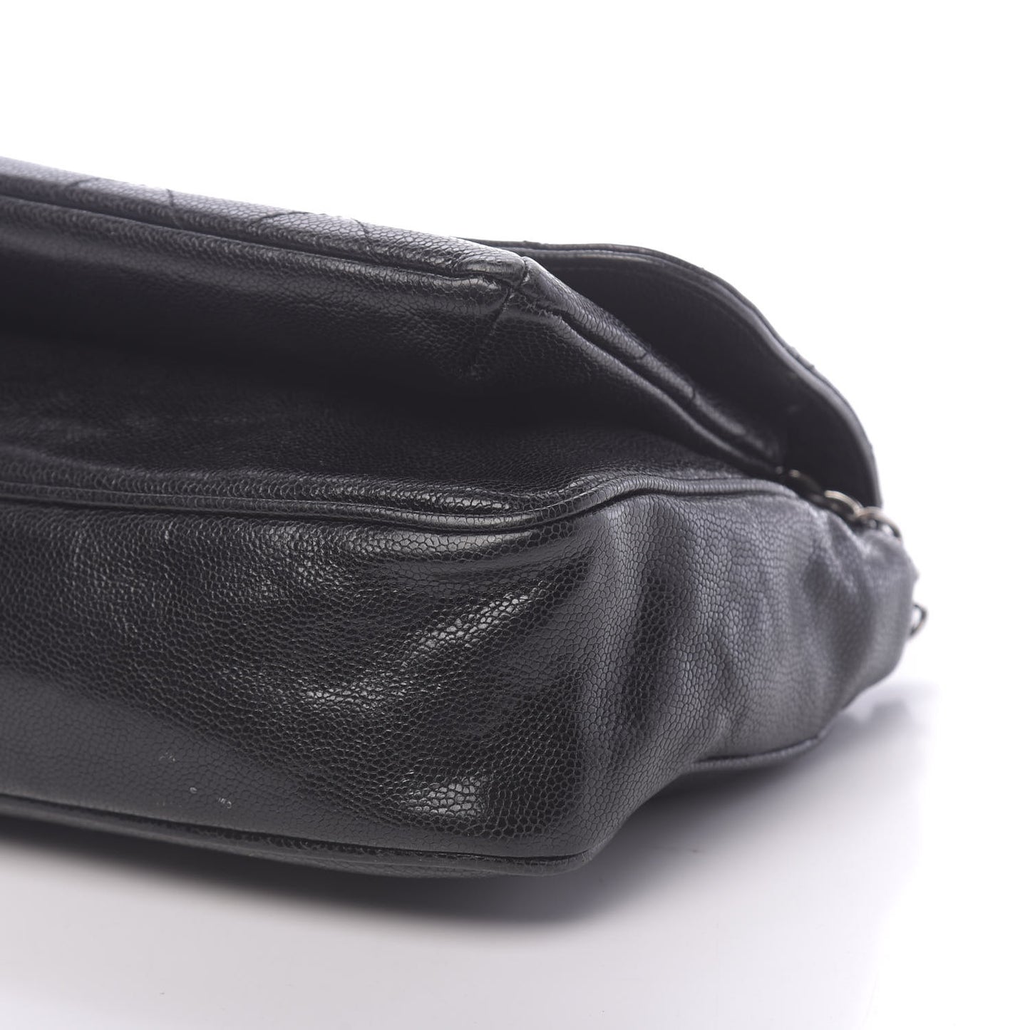 Glazed Caviar Pocket In The City Flap Black
