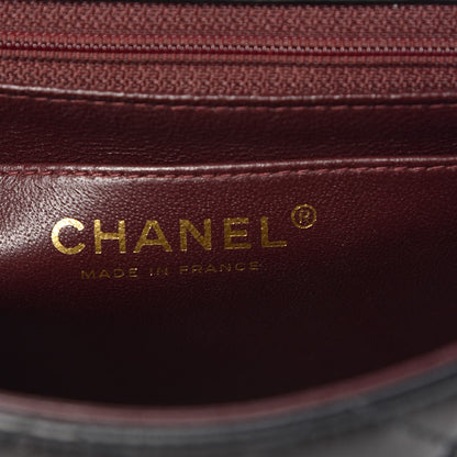 Chanel Lambskin Quilted Mini Square Flap Black 6 of 9