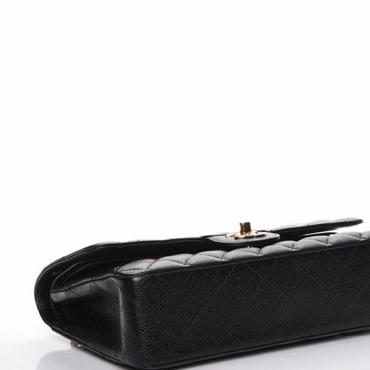 Chanel Caviar Quilted Medium Double Flap Black 4 of 7