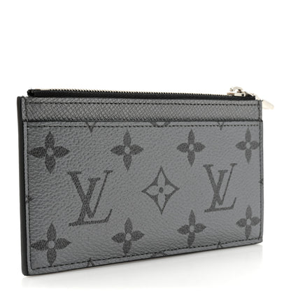Louis Vuitton Taigarama Coin Card Holder Gunmetal 3 of 9