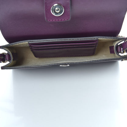 Chloe Suede Calfskin Mini Faye Shoulder Bag Intense Violine 7 of 13