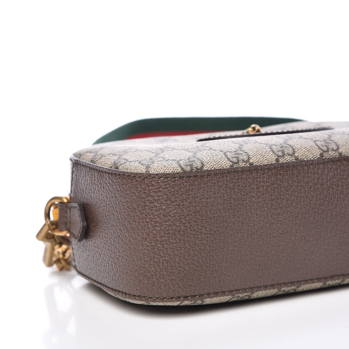 GG Supreme Monogram Web Neo Vintage Shoulder Bag Beige New Acero Crop
