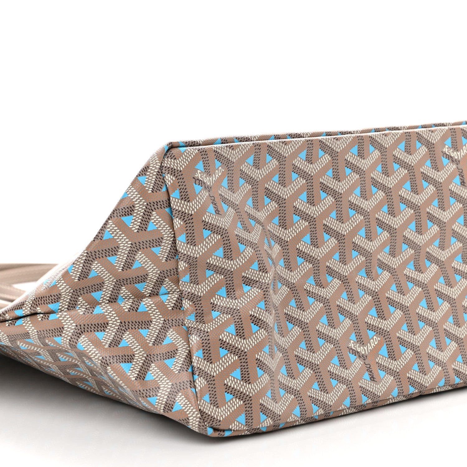 Goyard Goyardine Saint Louis Claire Voie PM Grege Turquoise 10 of 11