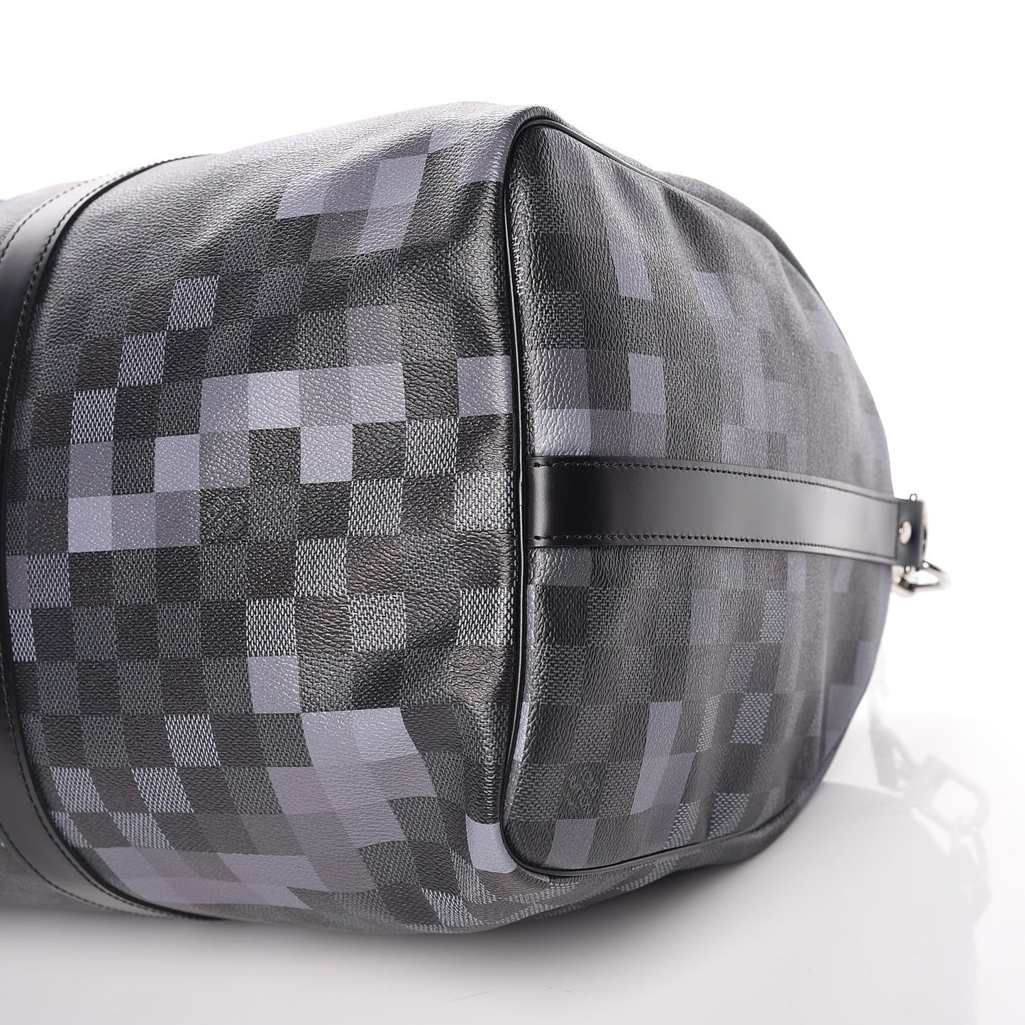 Damier Graphite Pixel Keepall Bandouliere 50 Gris
