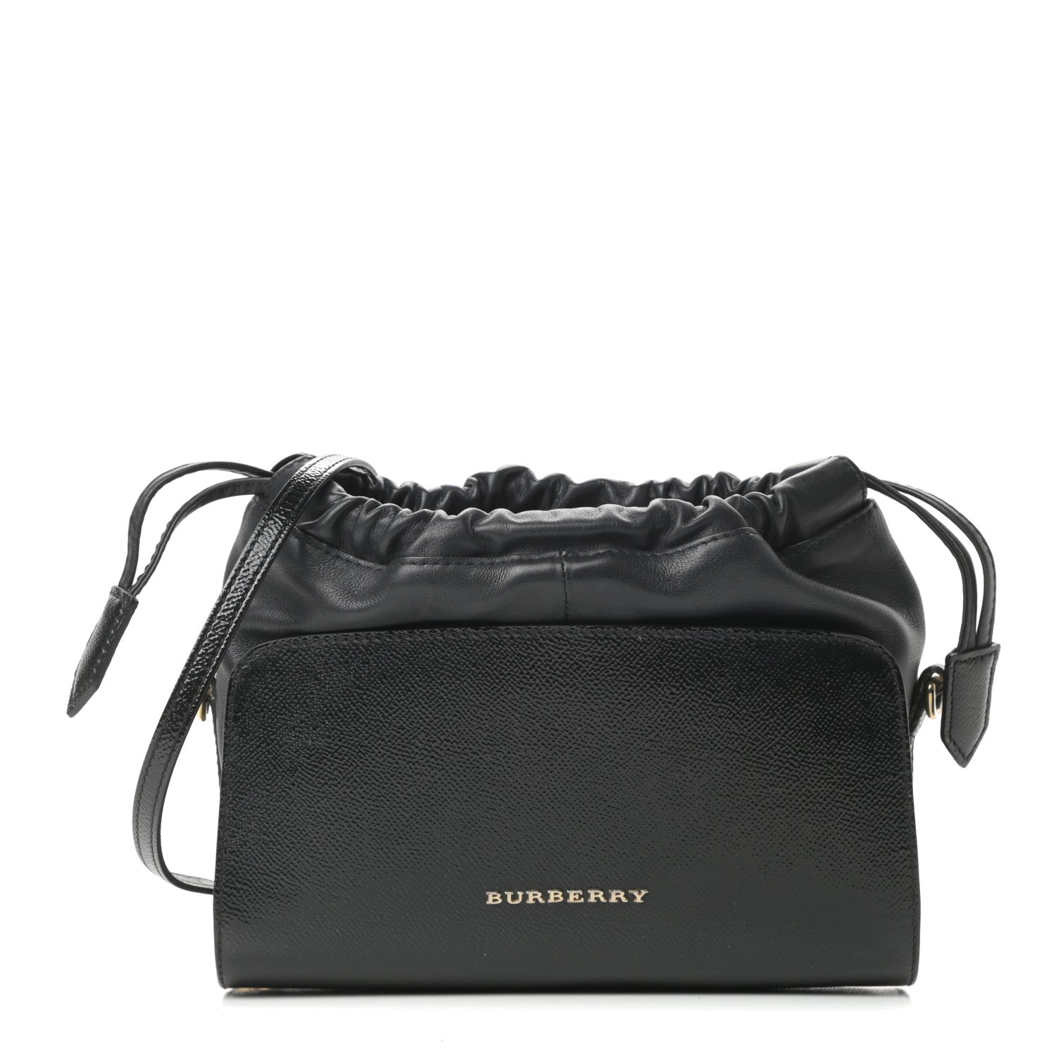 Burberry Patent Grained Calfskin Little Crush Black 1 of 13