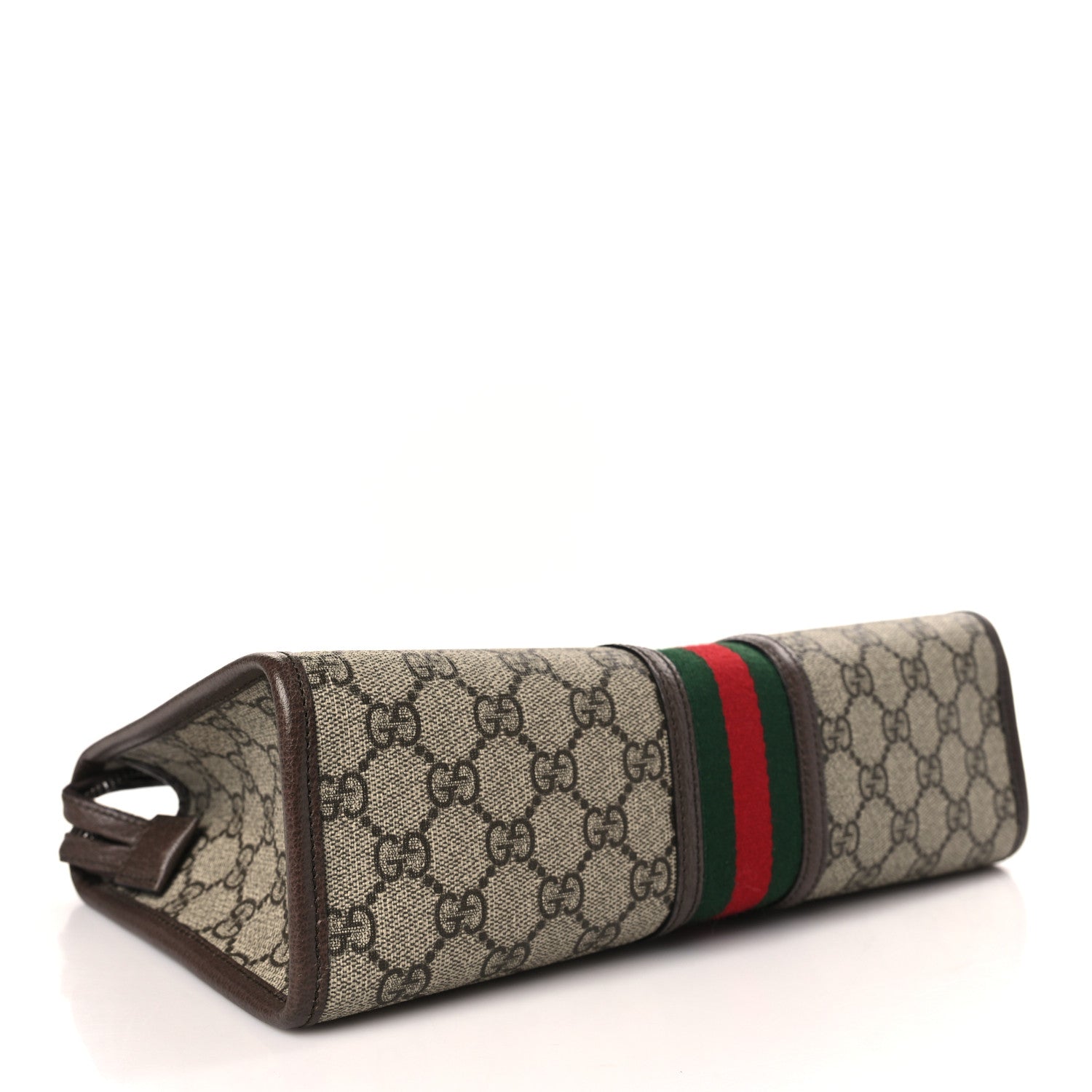 Gucci GG Supreme Monogram Web Ophidia GG Toiletry Case Beige New Acero 4 of 10