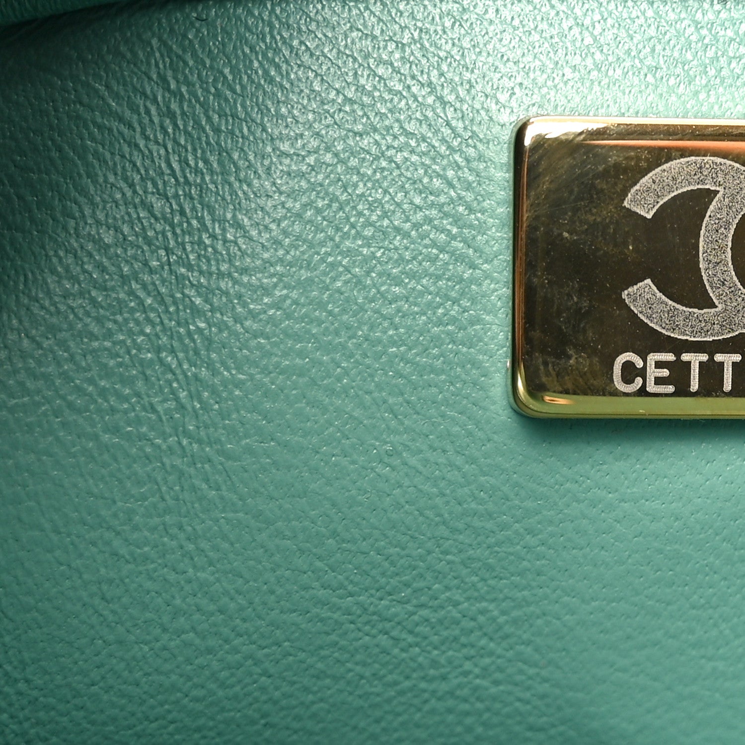 Chanel Lambskin Quilted Small Trendy CC Flap Dual Handle Bag Green 7 of 10