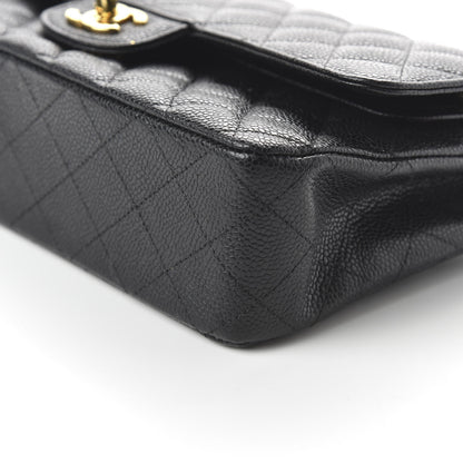 Chanel Caviar Quilted Medium Double Flap Black 7 of 11