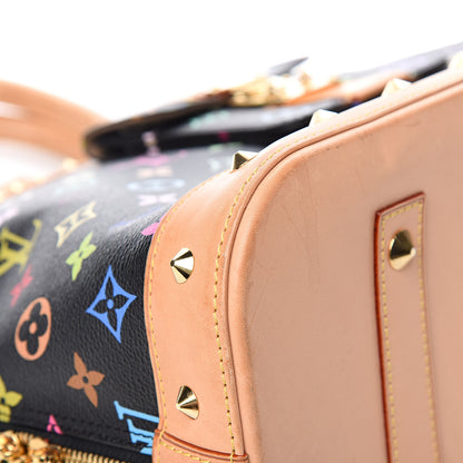 Louis Vuitton Monogram Multicolor Alma GM Black 8 of 14