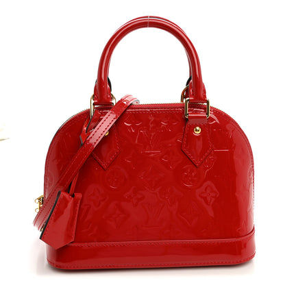Louis Vuitton Vernis Alma BB Cherry 1 of 9