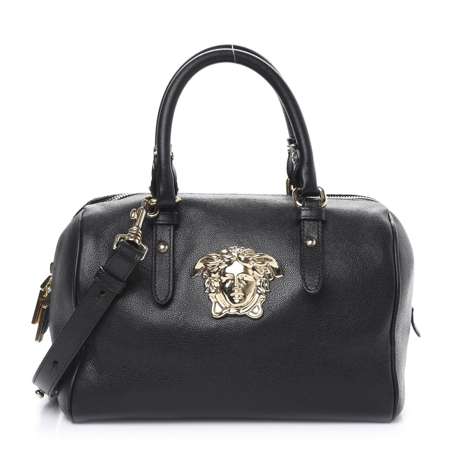 Nappa Palazzo Bowler Black