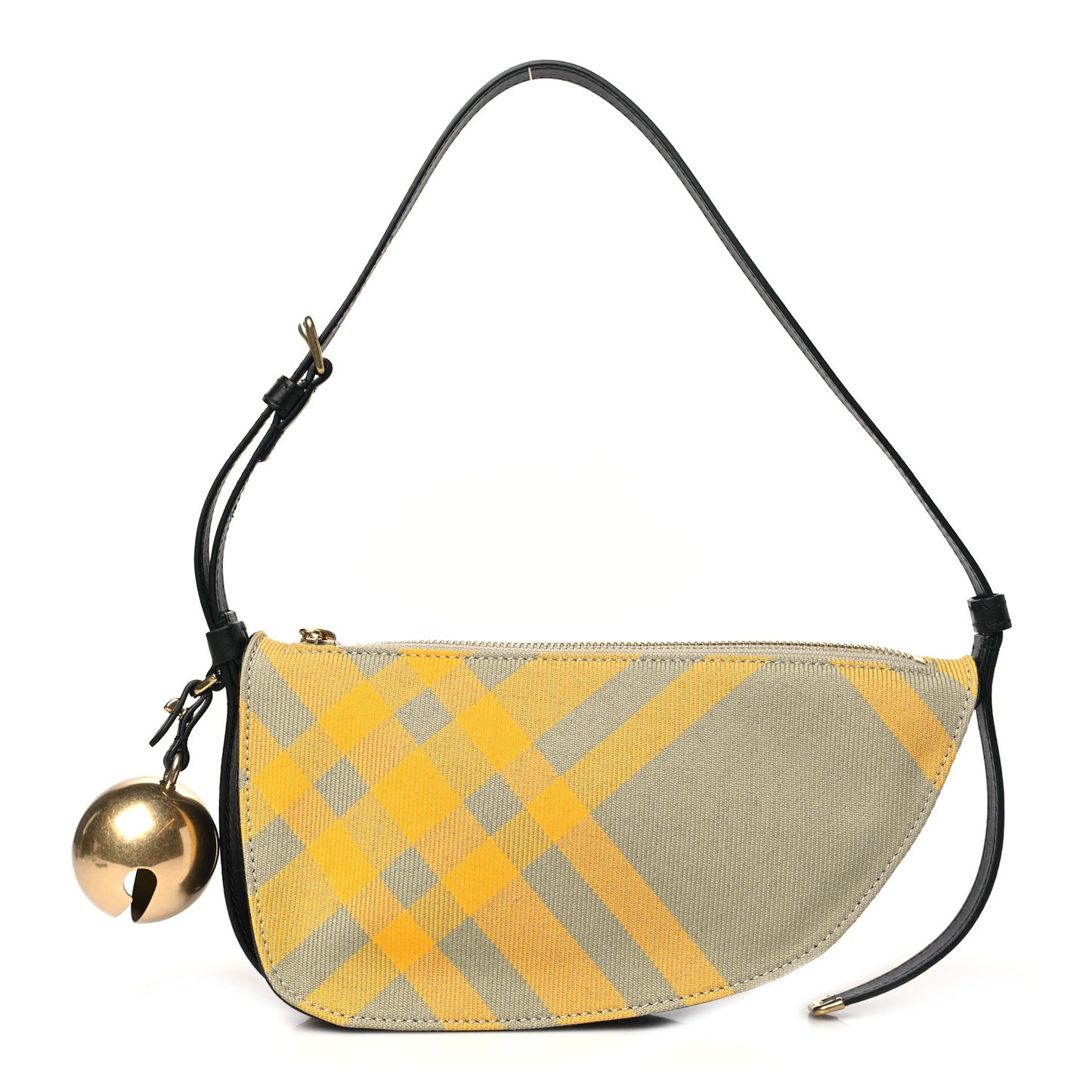 Calfskin Check Mini Shield Sling Bag Hunter