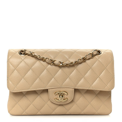 Chanel Caviar Quilted Small Double Flap Beige 1 of 11