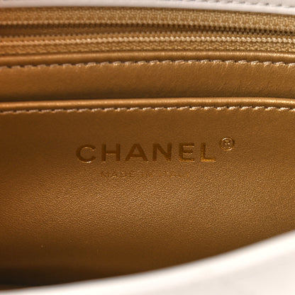 Chanel Lambskin Quilted Mini Rectangular Pearl Crush Flap White 6 of 9