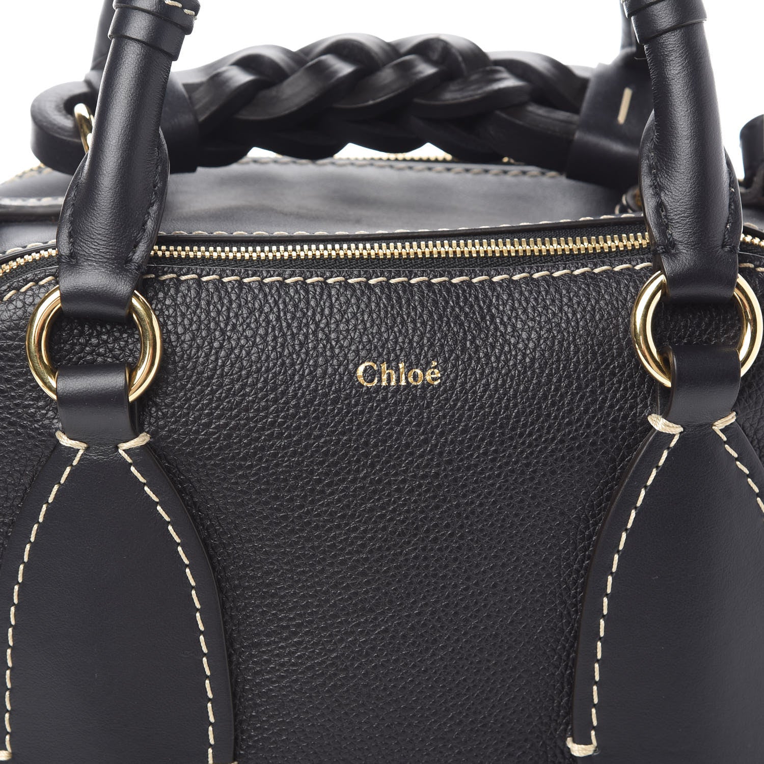 Chloe Calfskin Small Daria Full Blue 11 of 11