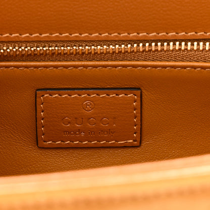 Gucci Suede Shearling Horsebit 1955 Shoulder Bag Honey Beige Milk 6 of 10
