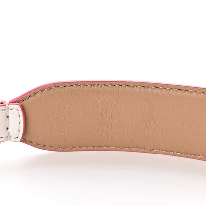 Fendi Vitello Dolce Plexiglass Bi-Color Studded Strap You White Ice Cuoio Multicolor 3 of 4