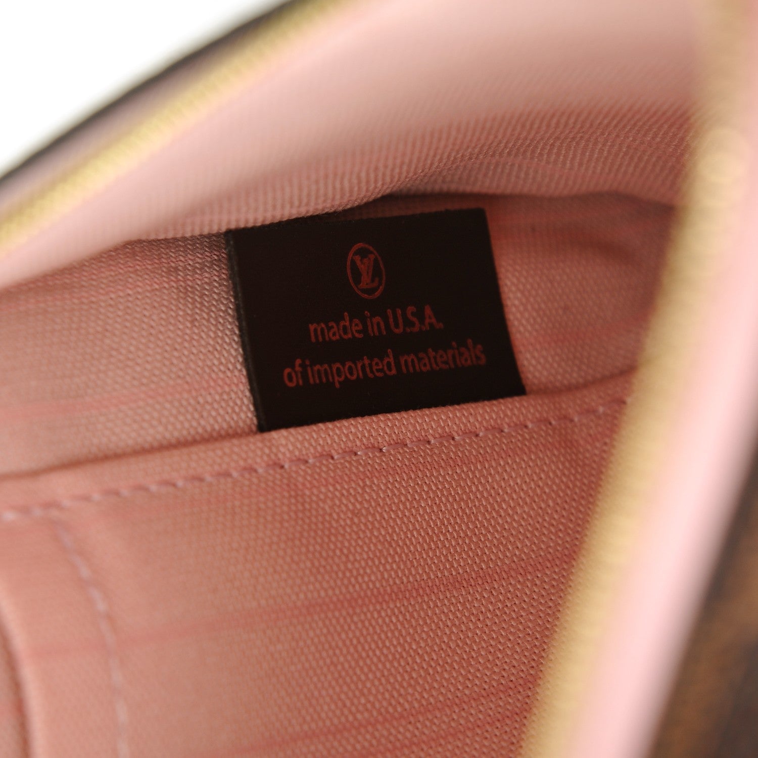 Louis Vuitton Damier Ebene Neverfull MM GM Pochette Rose Ballerine 7 of 8