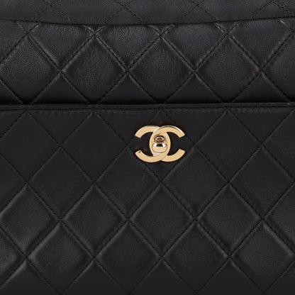 Chanel Lambskin Quilted Camerissimo Camera Case Black 8 of 11