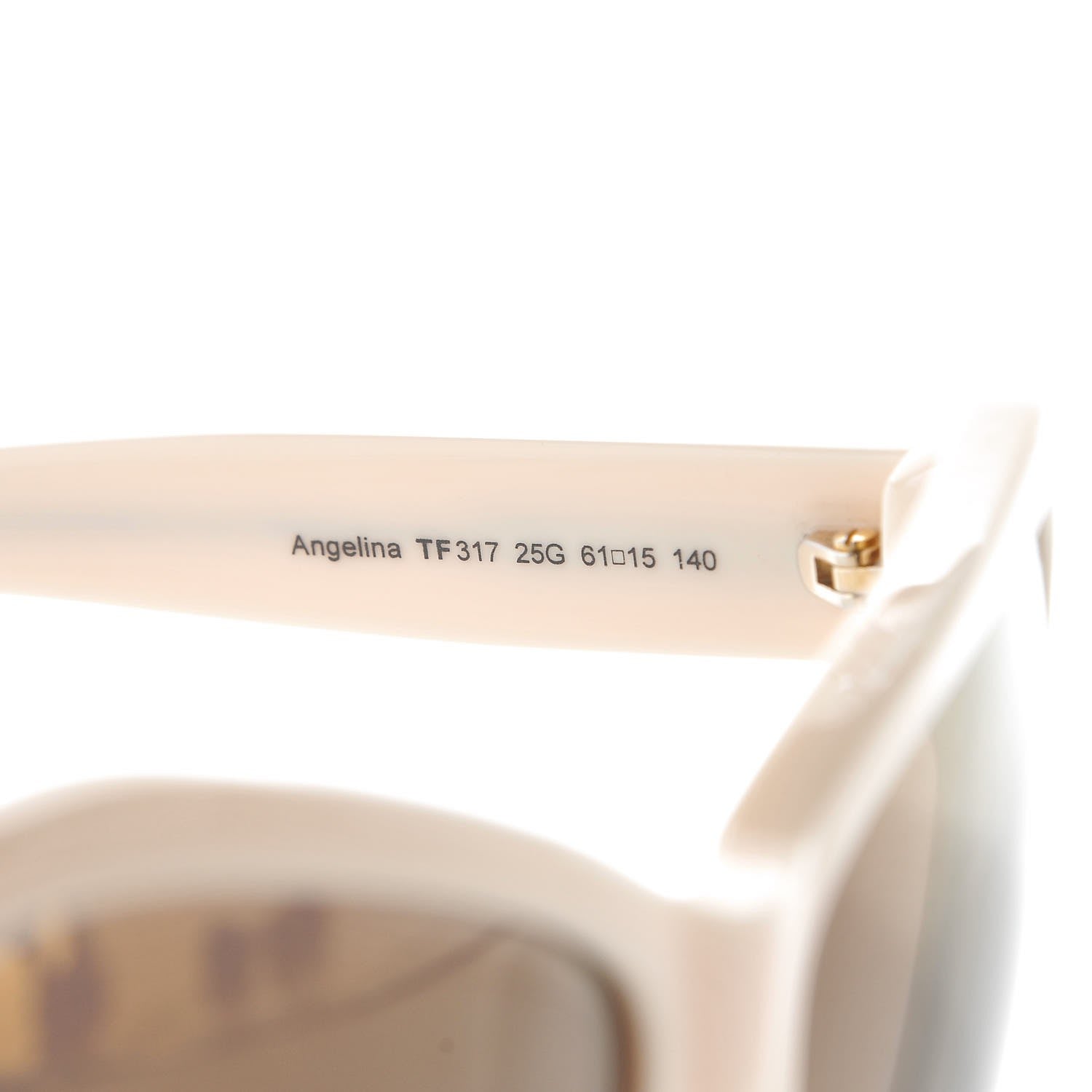 Tom Ford Angelina Sunglasses TF317 Off White 6 of 7