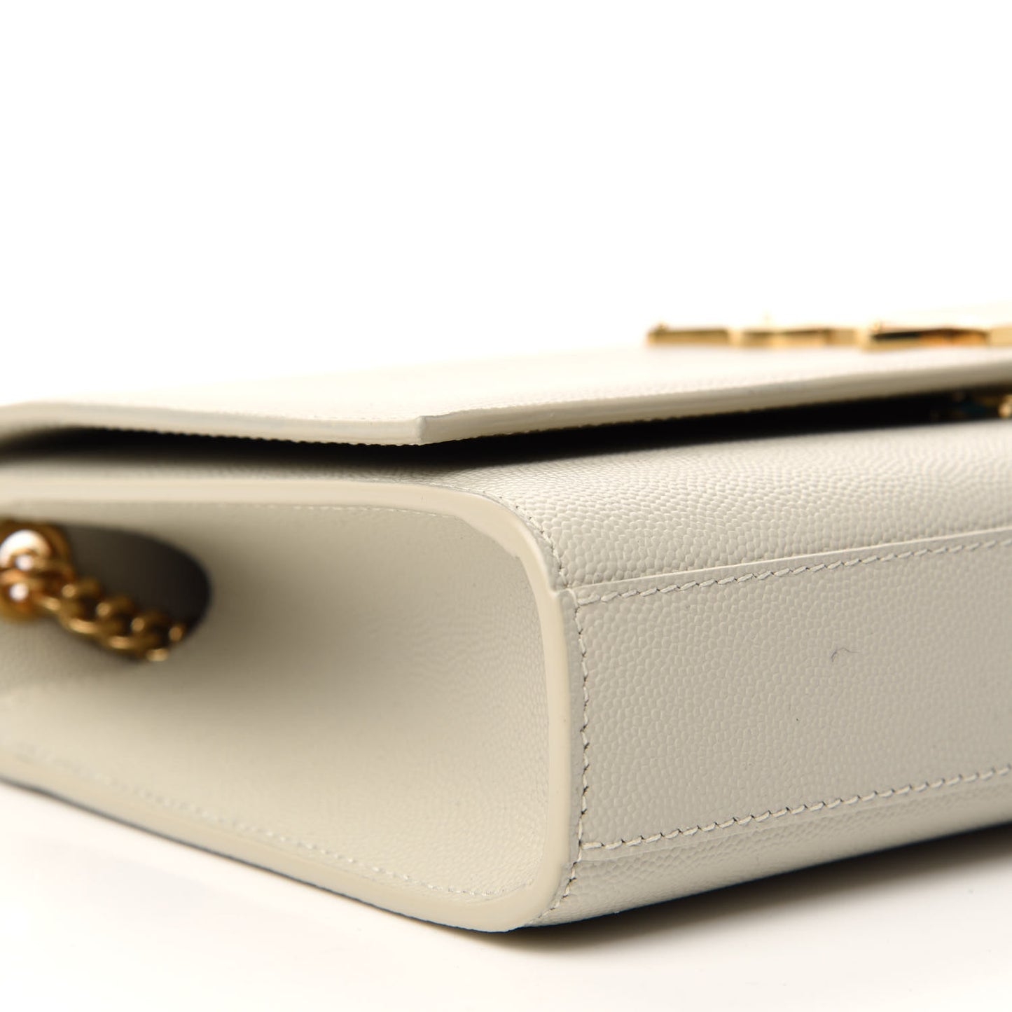 Grain De Poudre Medium Classic Monogram Kate Satchel Crema Soft