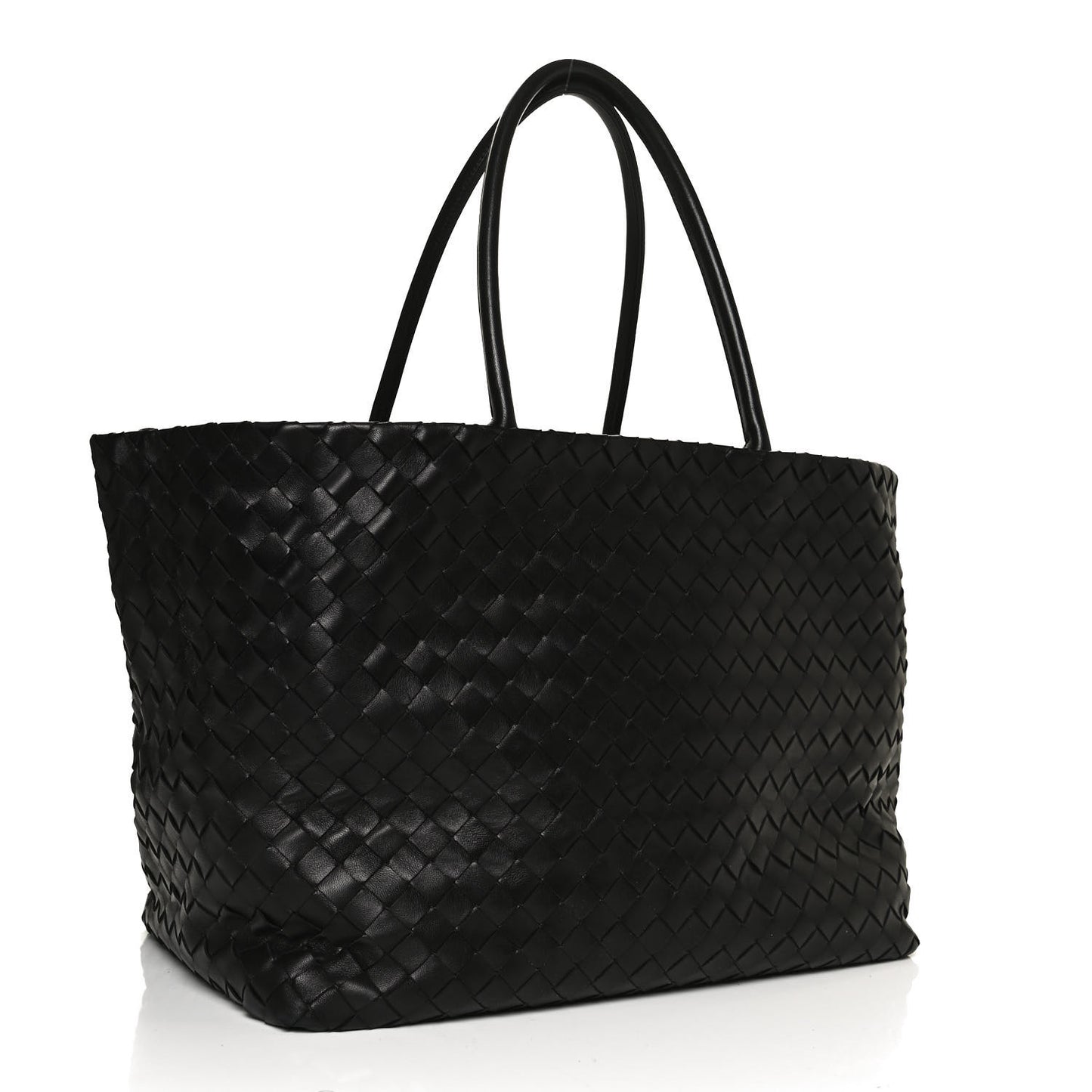 Nappa Intrecciato Tote Bag Black