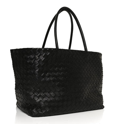 Bottega Veneta Nappa Intrecciato Tote Bag Black 2 of 12